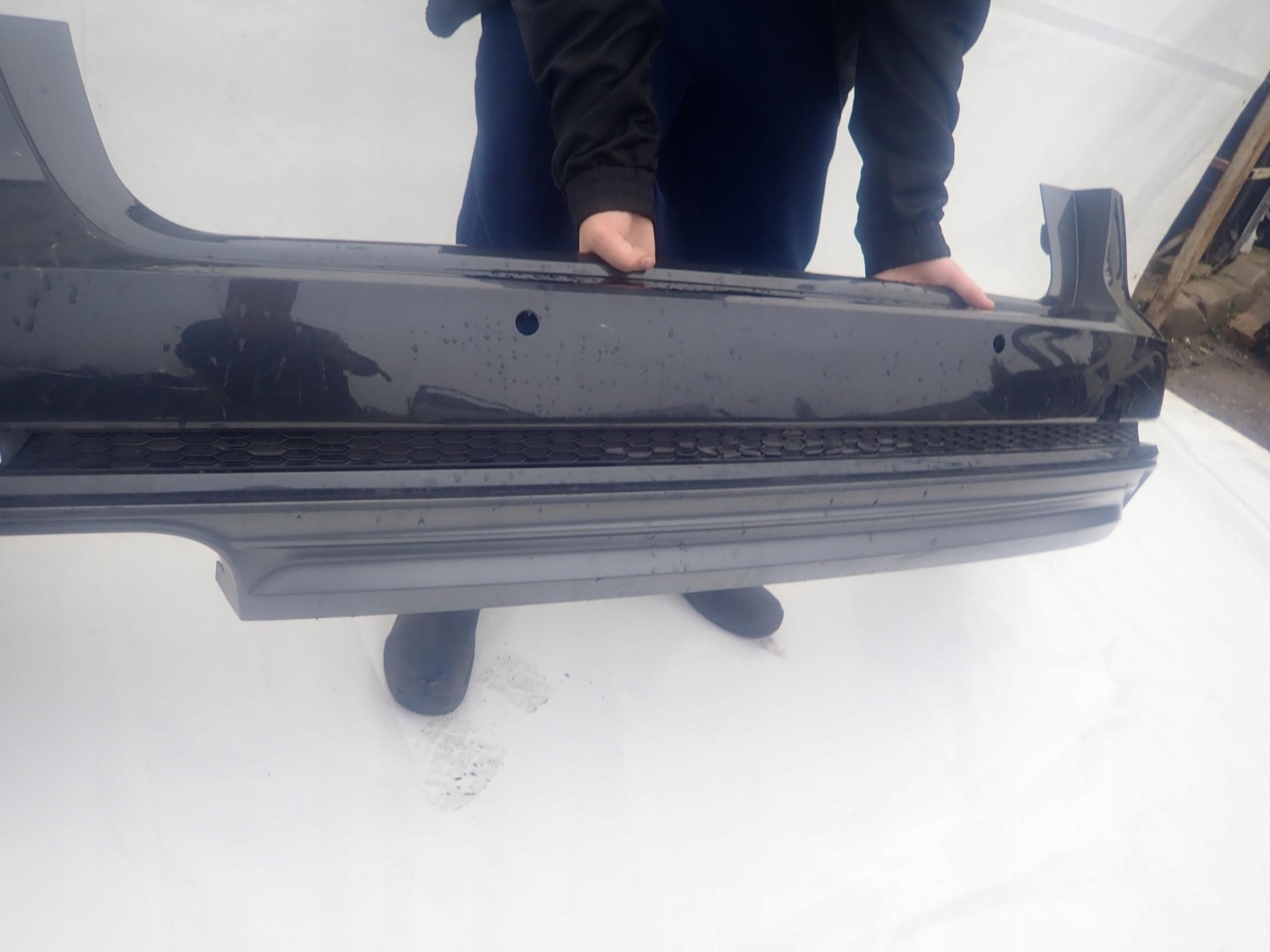 AUDI A4 B9 8W KOMBI S-LINE 15-19 bumper rear part 6XPDC