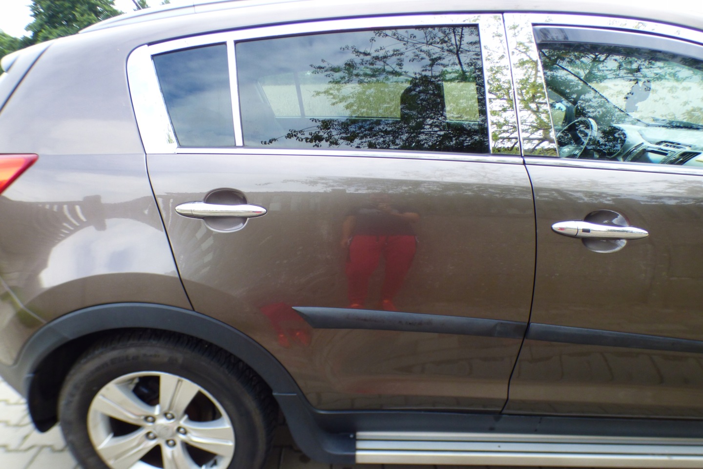 Tür rechts heck D5 KIA SPORTAGE III 2010-2015