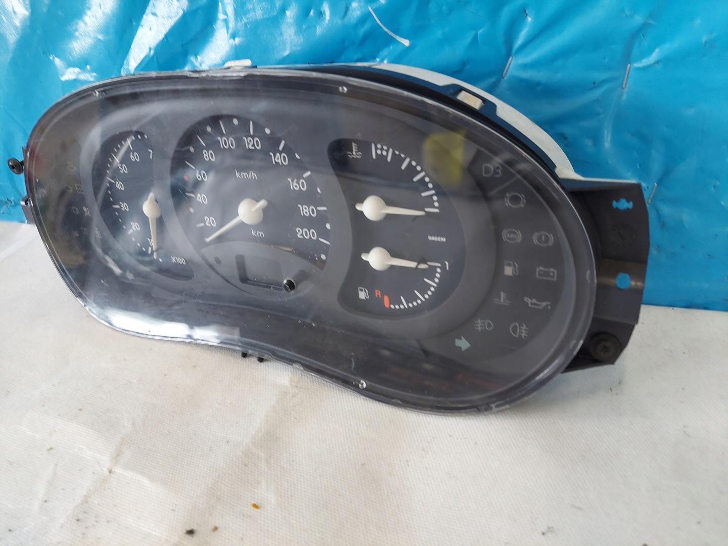 dials clock CLIO II 1.2 B 7700410432G