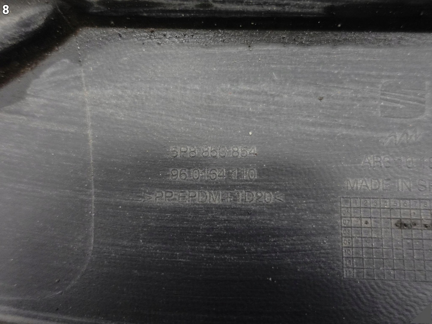 SEAT ALTEA XL 5P8 07-15 FREETRACK threshold moulding cover cap threshold right
