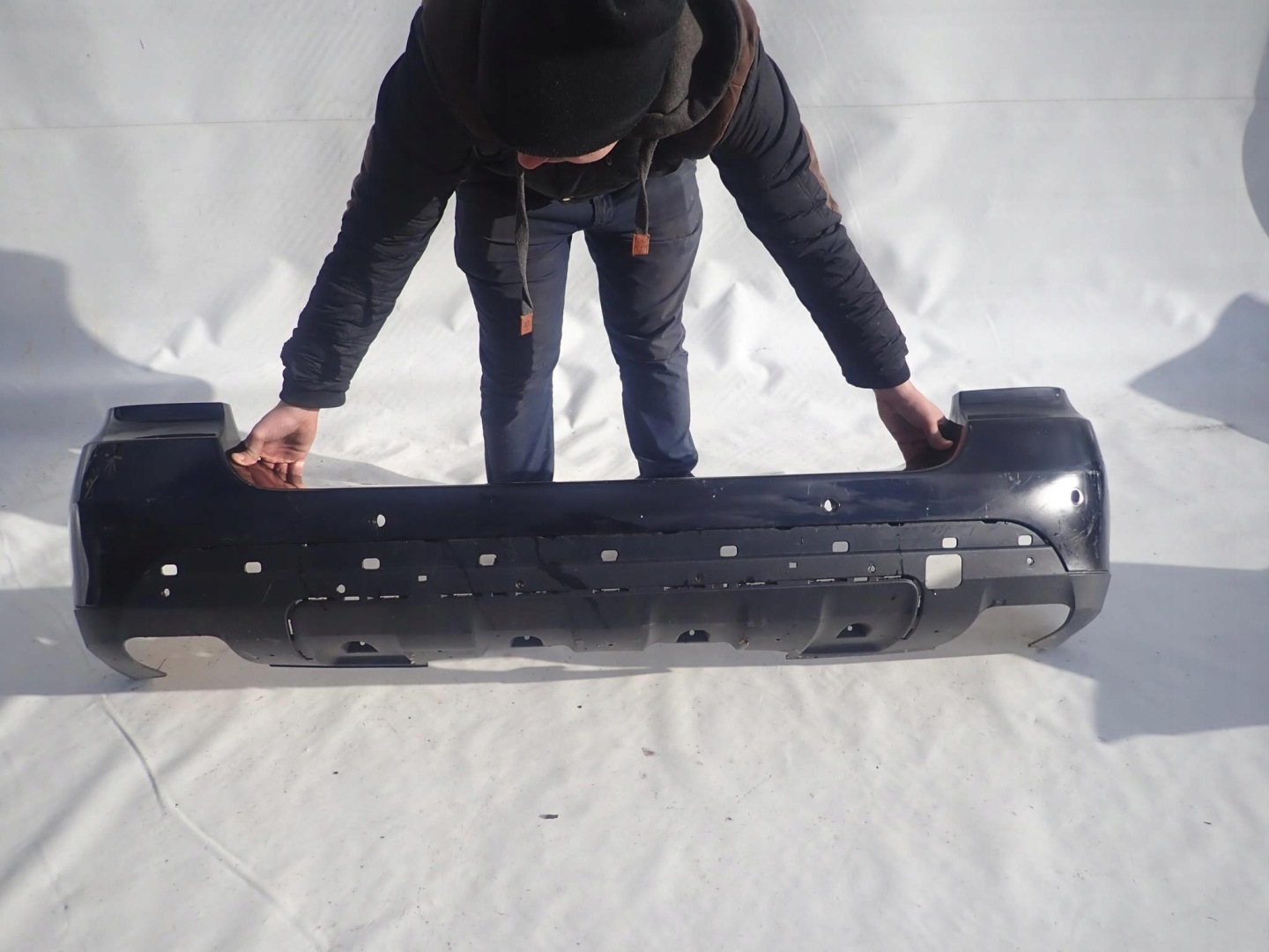 MERCEDES ML 164 06-09 bumper rear part rear PDC