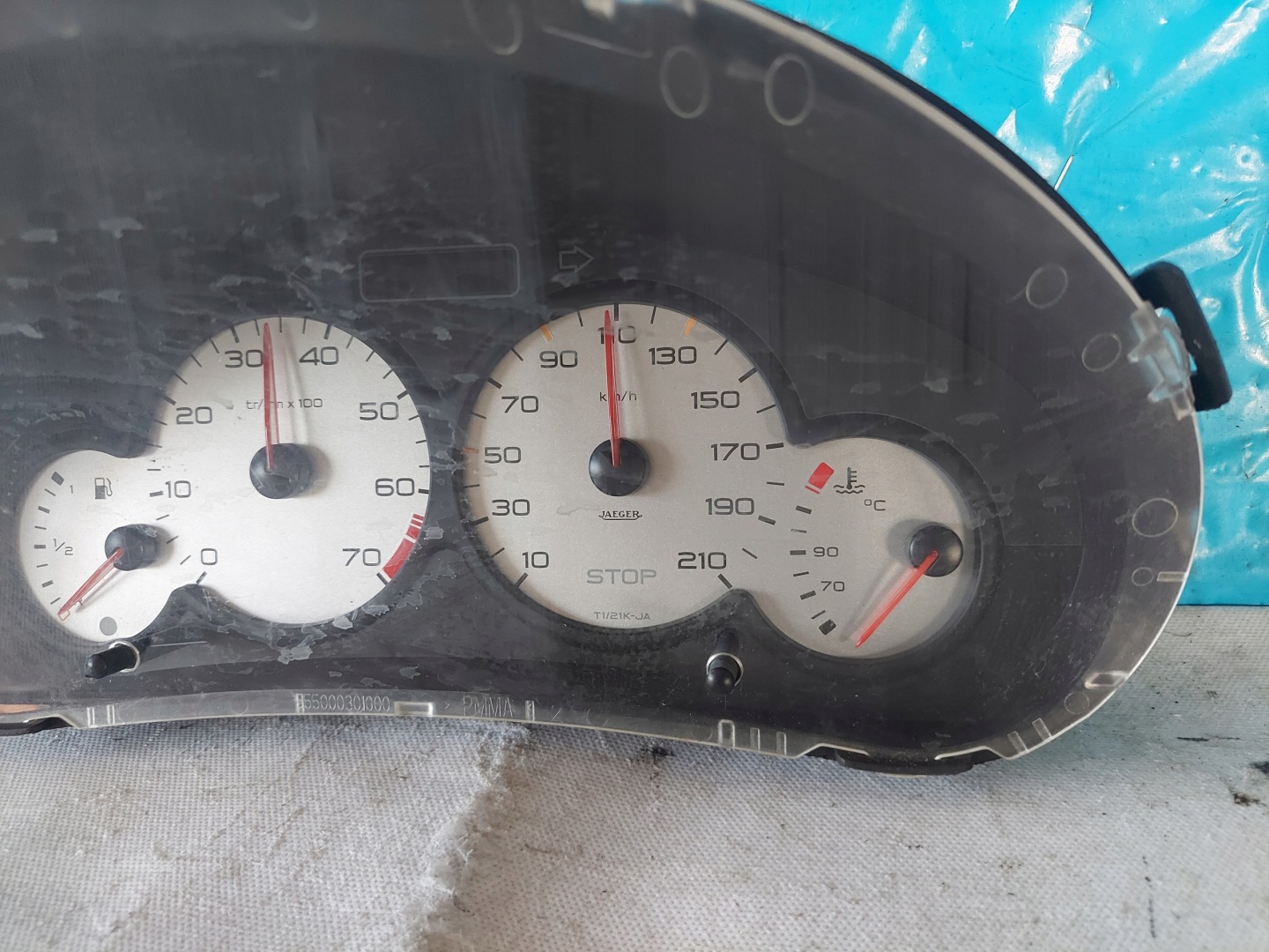 dials clock PEUGEOT 206 1.1 B 9648836680