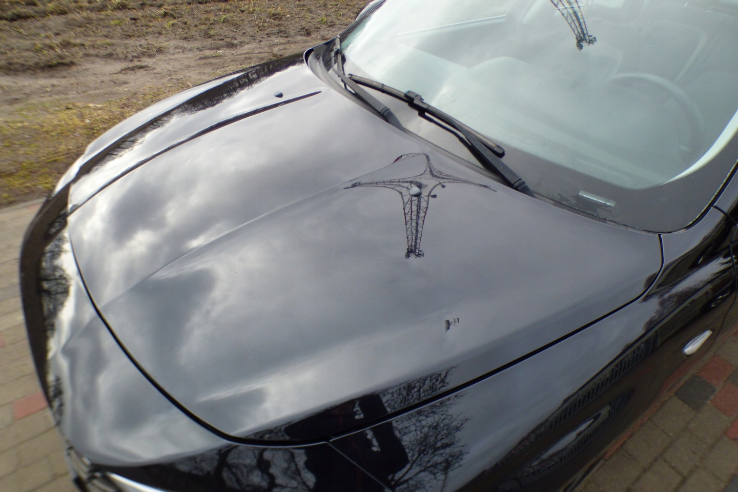 bonnet front lak-718/A 718 oryg.lakier st.BDB FIAT TIPO II