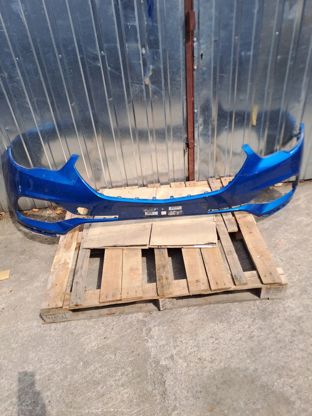 front bumper front OPEL GRANDLAND X 16- BRIGHT BLUE