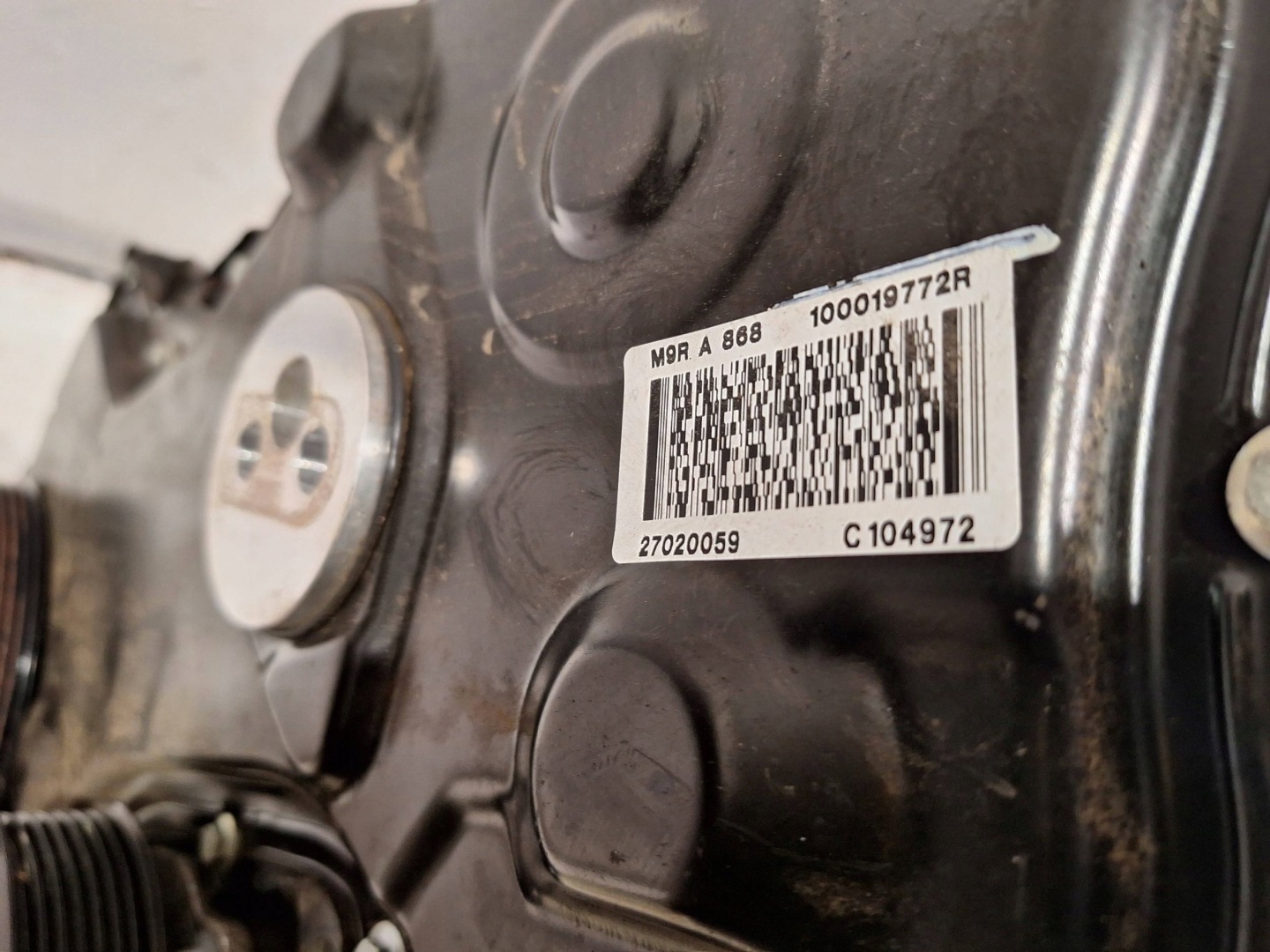 engine M9RA868 RENAULT KOLEOS II 2.0 DCI