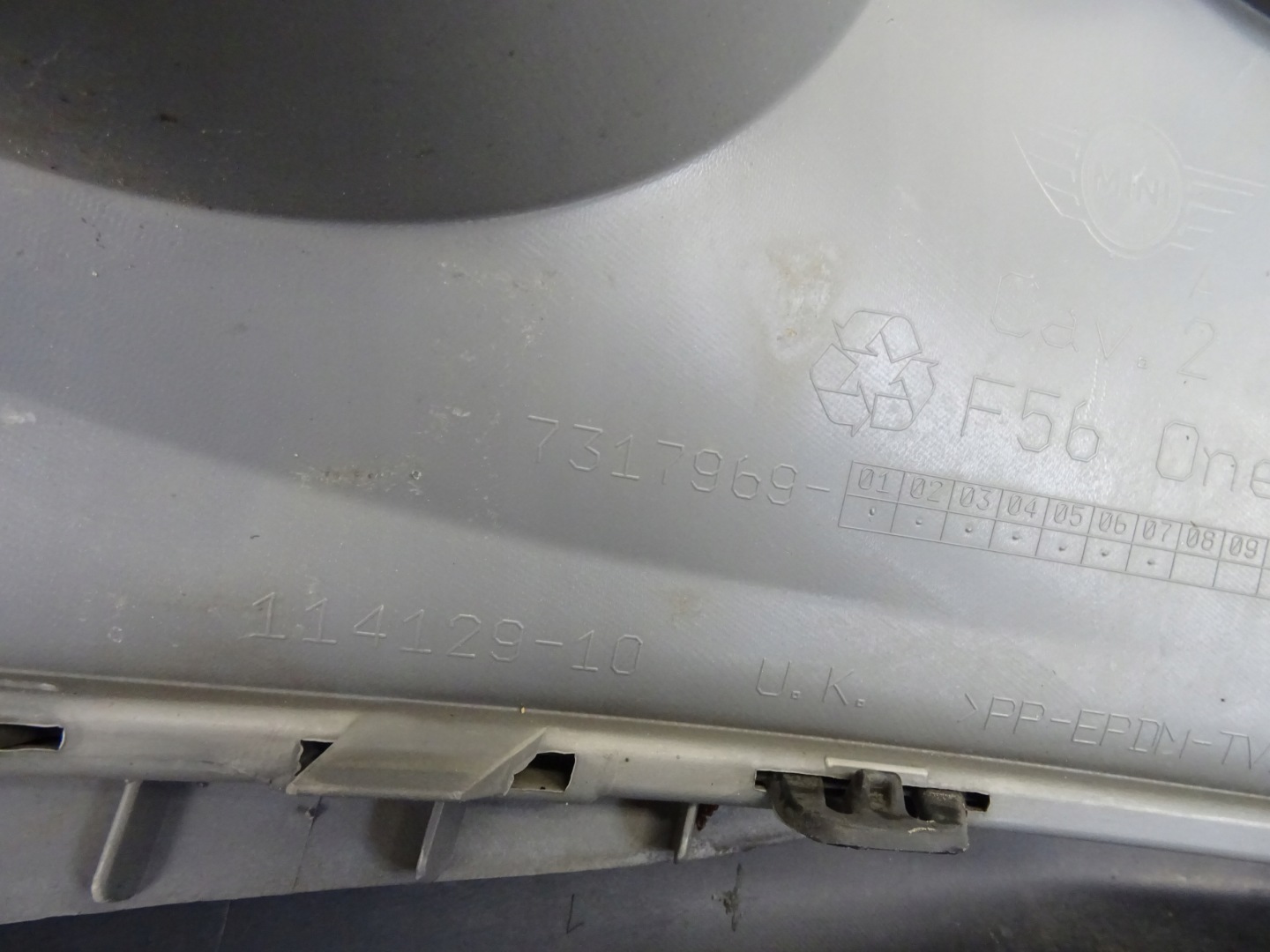 MINI COOPER ONE F55 F56 bumper front front