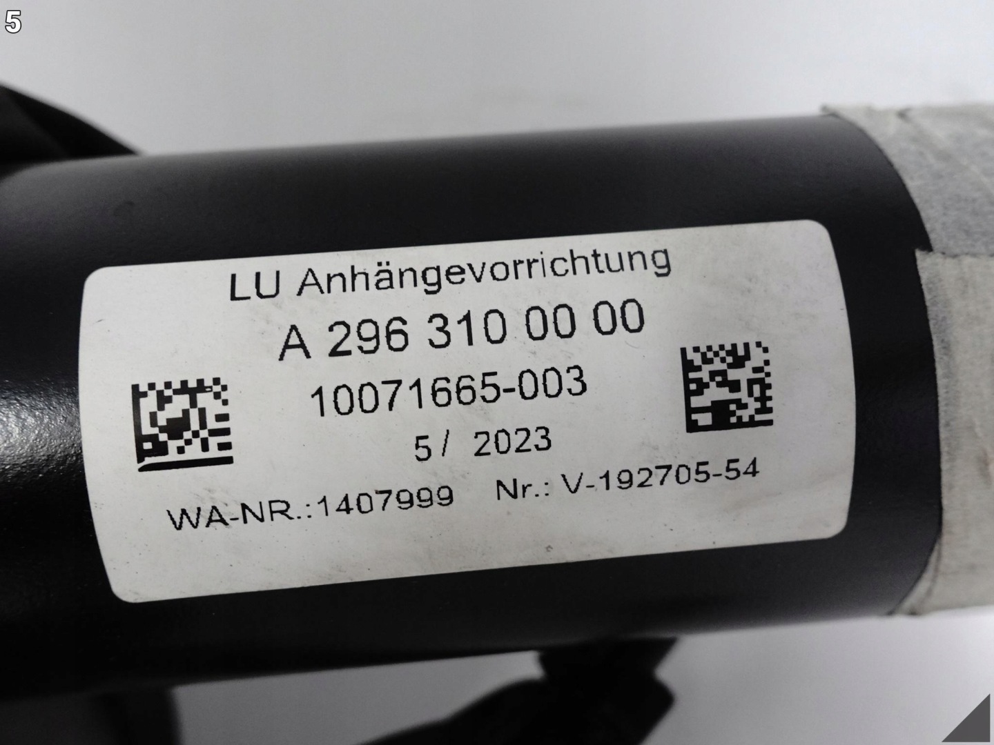 MERCEDES EQS SUV X296 W296 22- tow sider + bundle wiring