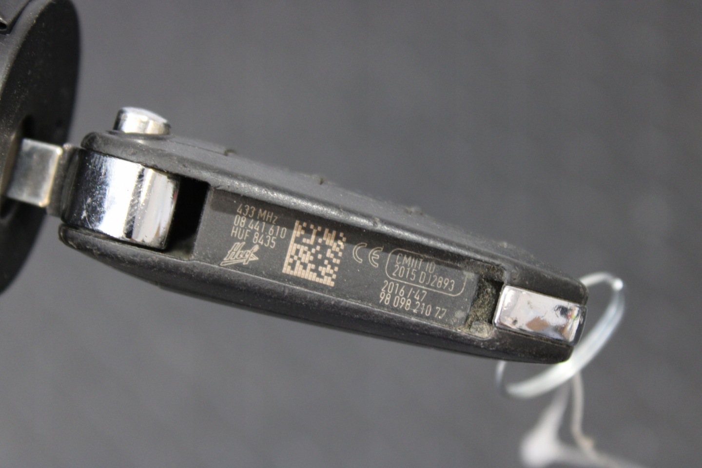 key ignition 9809821077 CITROEN C3 III 3