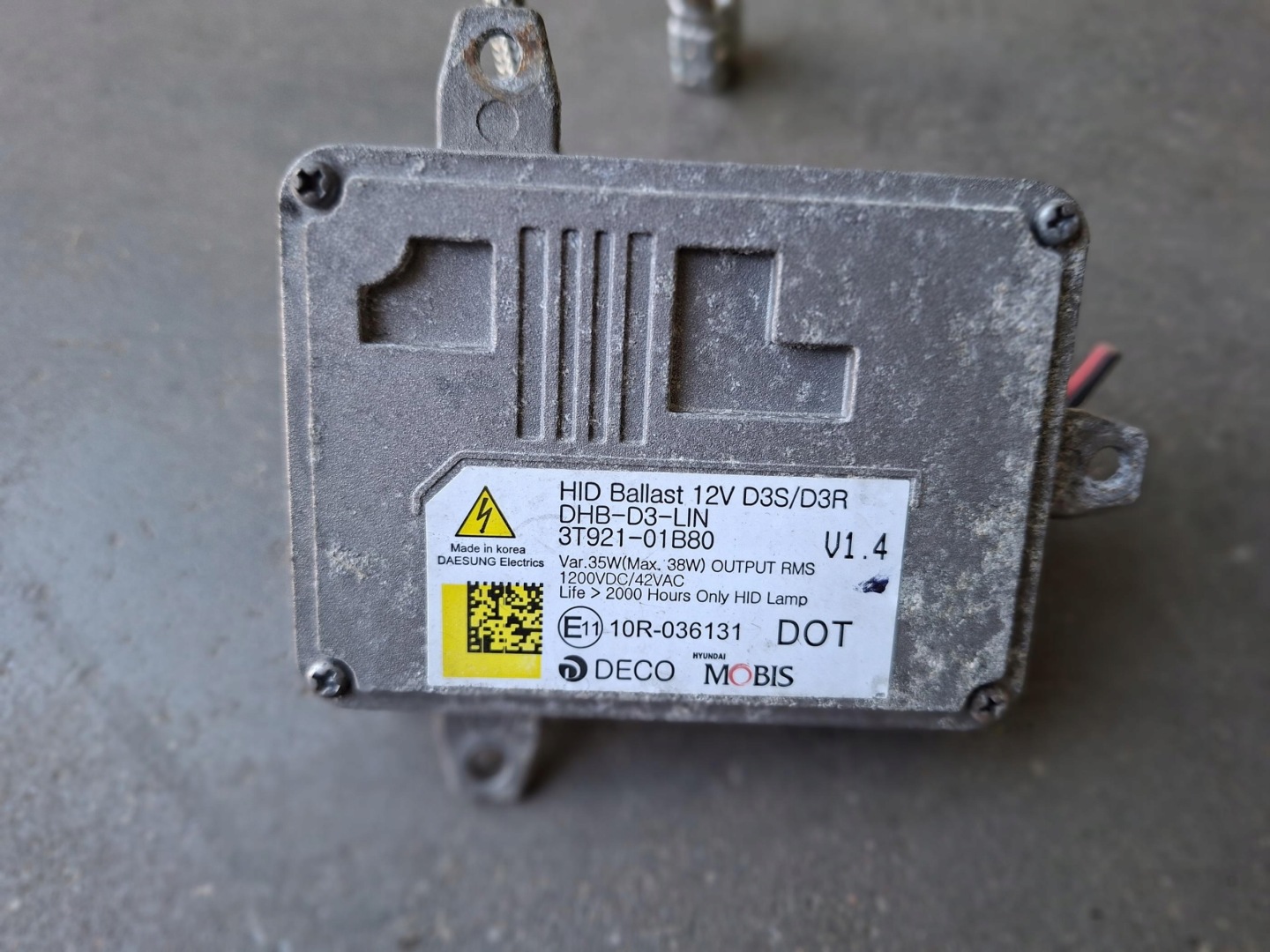 control unit 3T921-01B80 HYUNDAI SANTA FE III 2.2 D CRDI