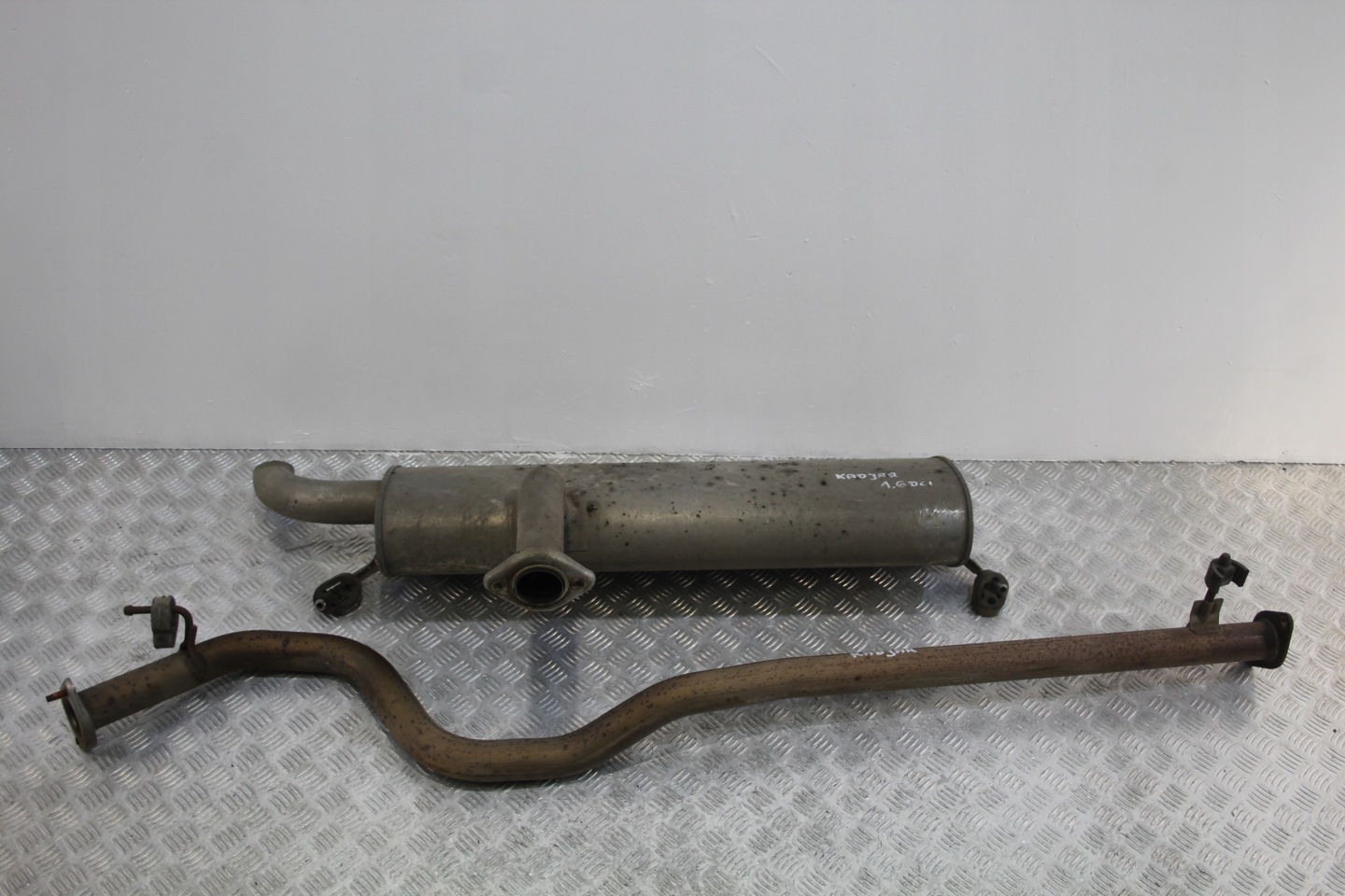 muffler, exhaust KADJAR and 1 201004EA3A 1,6 DCI