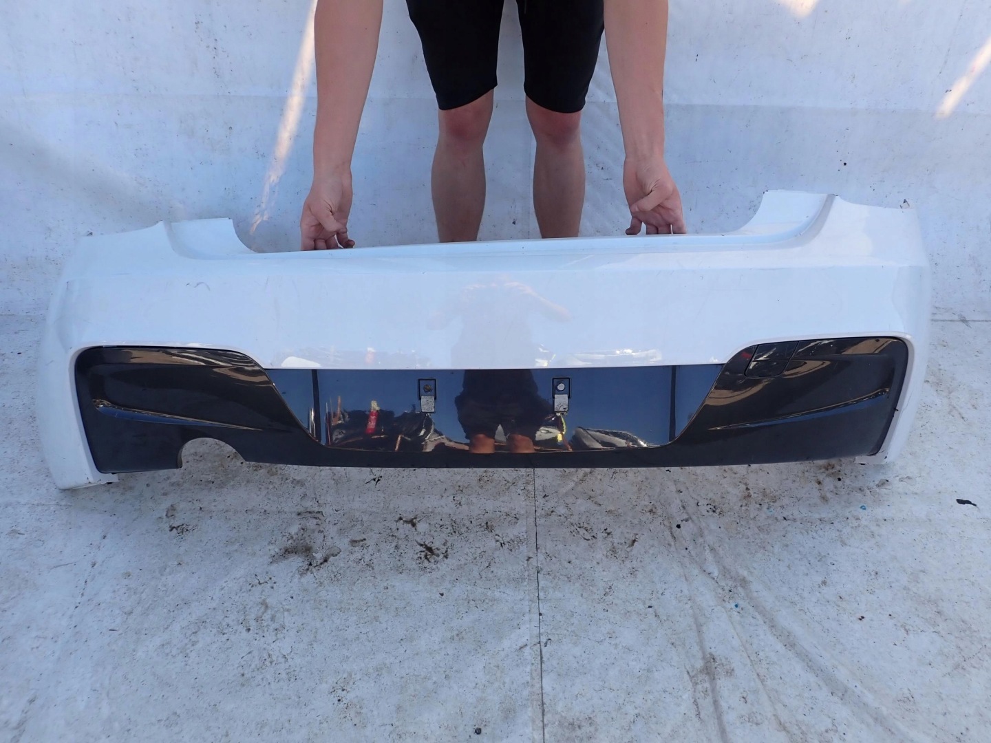 BMW 1 F20 m-packet 11-15 bumper rear part rear