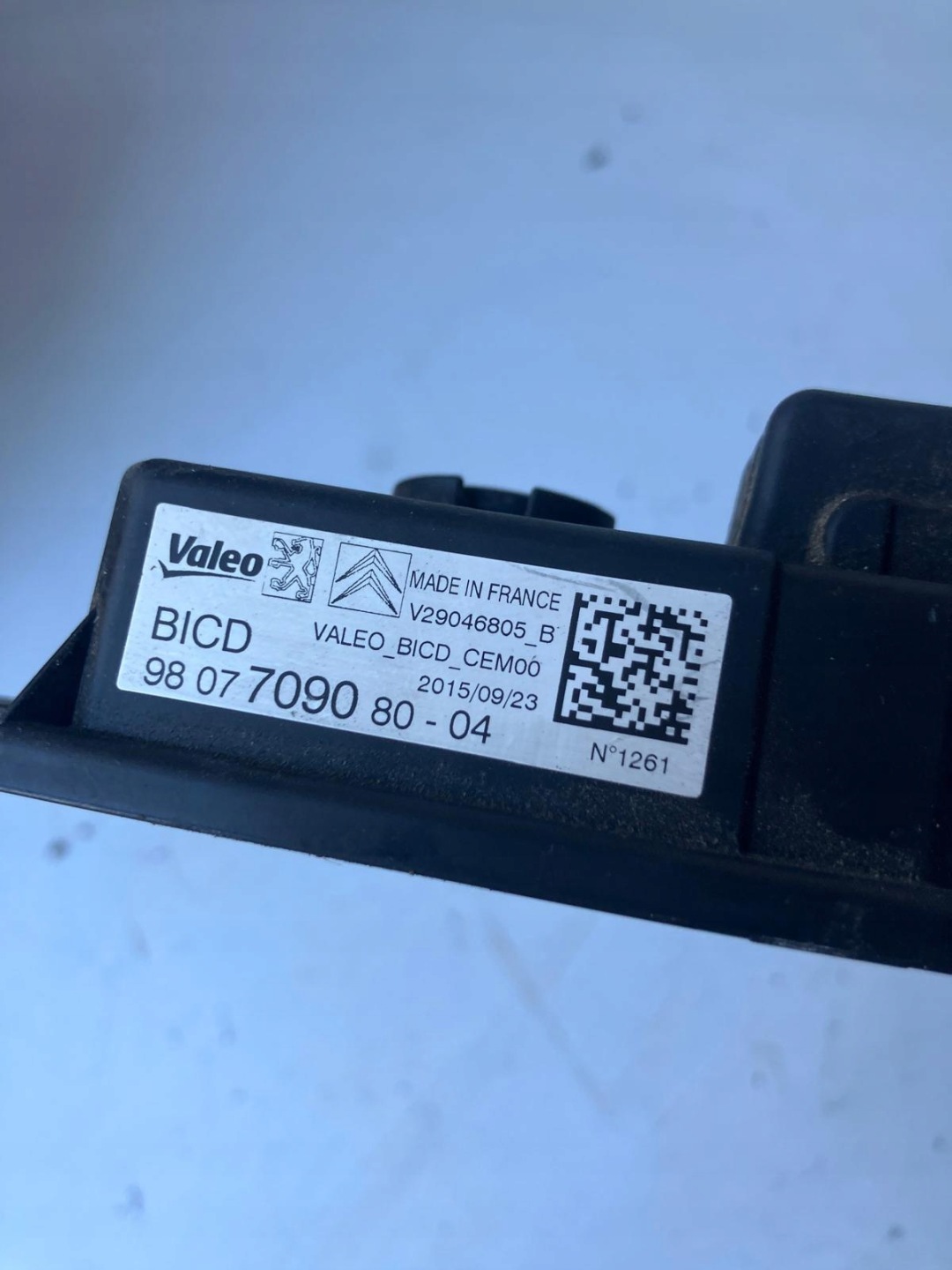 module control unit START STOP PEUGEOT 308 T9 980770908004
