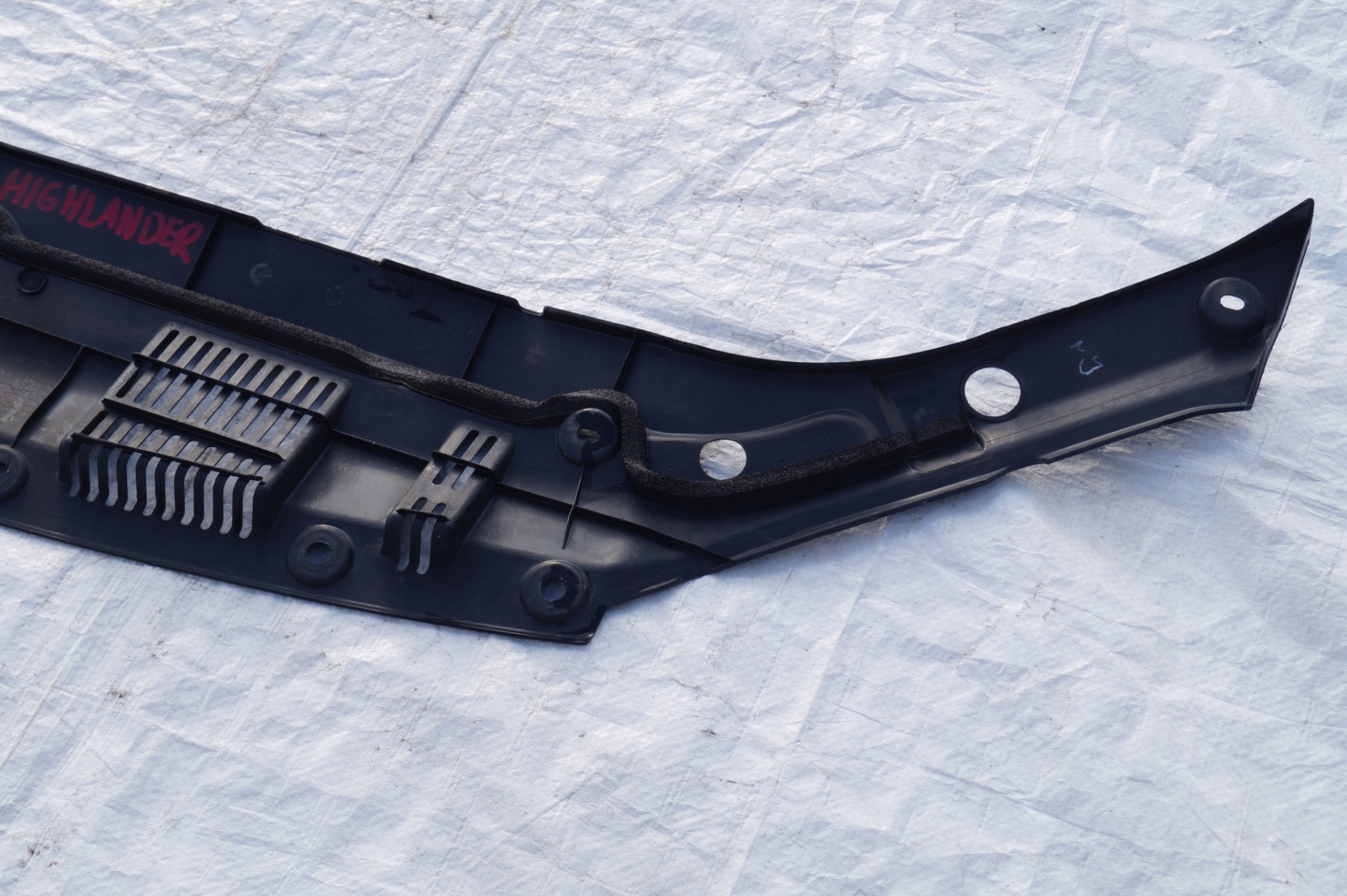 cover plastic supports front TOYOTA HIGHLANDER II 3.5