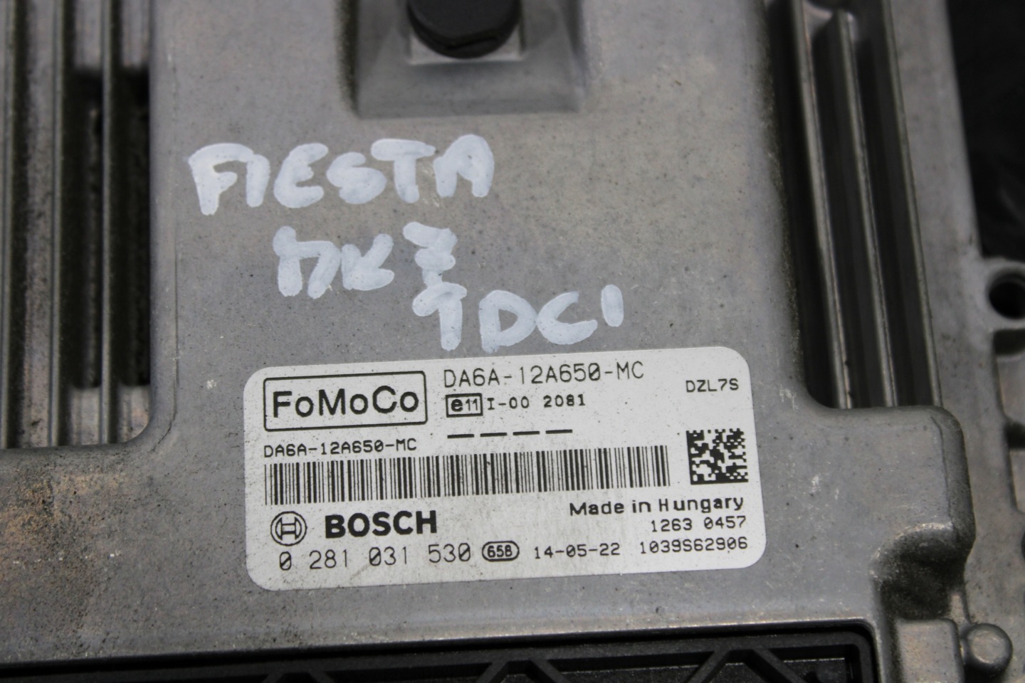 computer control unit of the engine FIESTA MK7 LIFT DA6A-12A650-MC