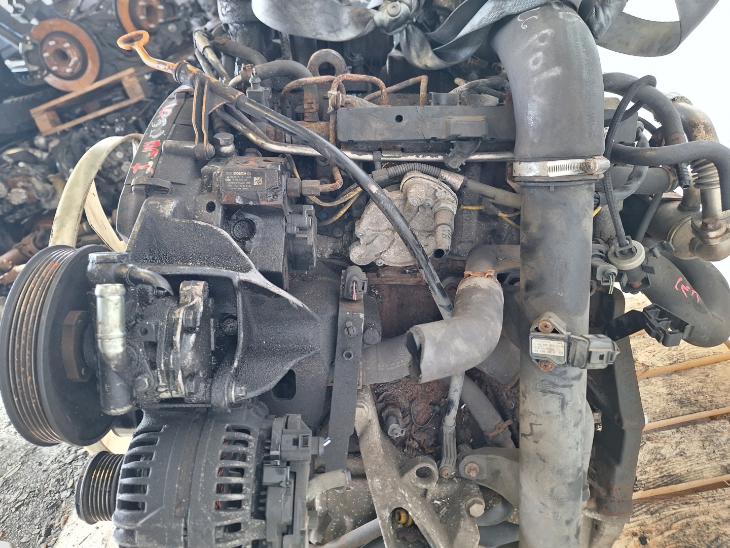 VOLKSWAGEN CRAFTER 09-11 engine 2.5 CEB EURO 4 !FILM!