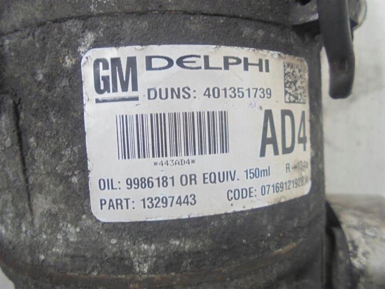 Klimakompressor klimaanlage OPEL ASTRA H 13297443 AD4
