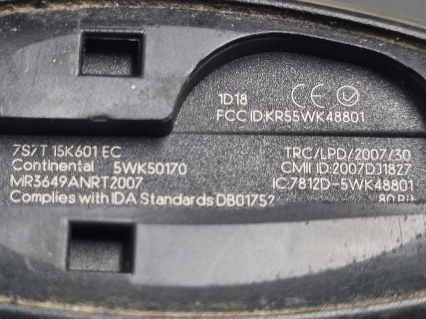 lock with key Ford Mondeo 4 facelift 2011 7S7T15K601EC