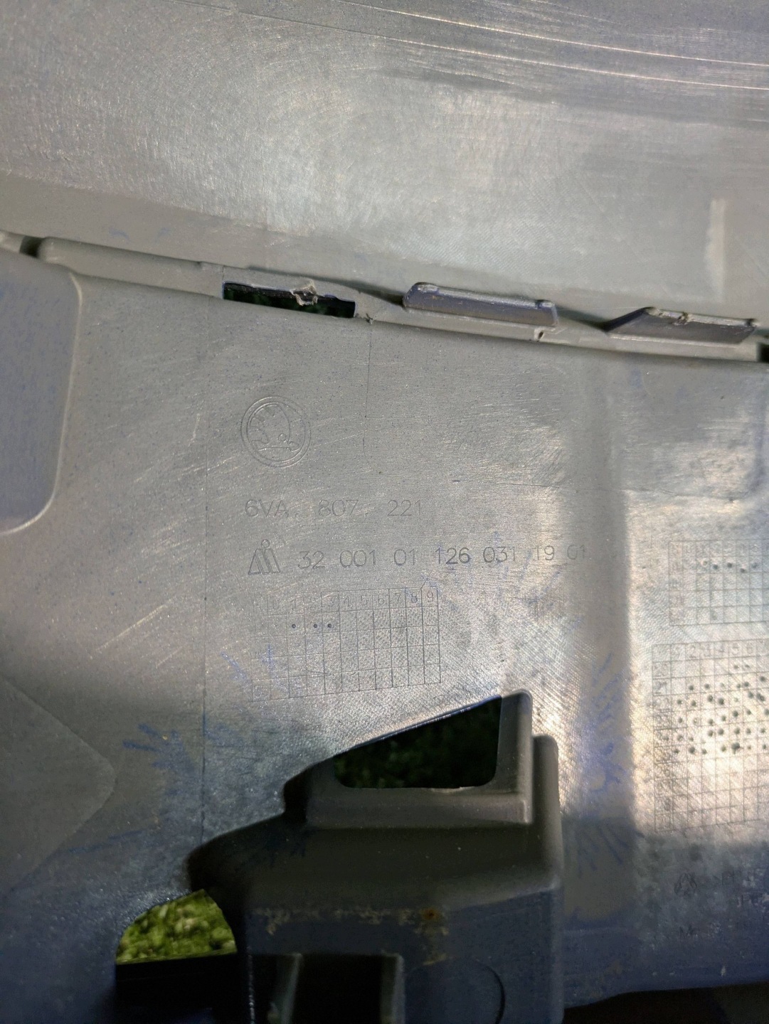 front bumper front SKODA FABIA IV 6VA 21- NR.Z9192