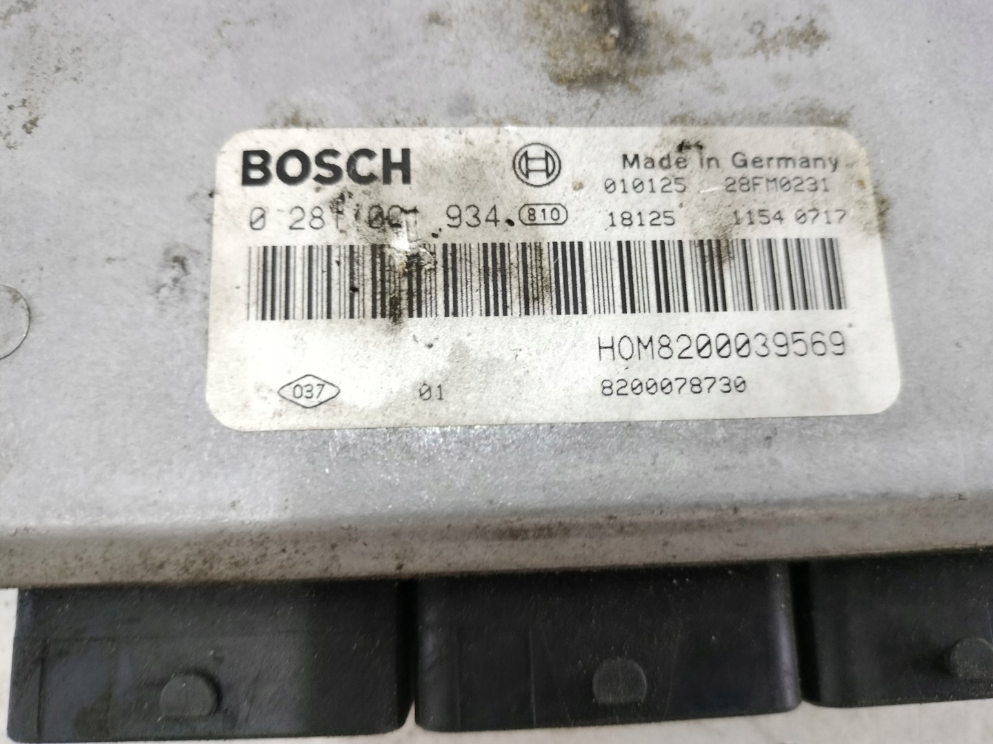 computer Motore RENAULT 0281001934 8200039569