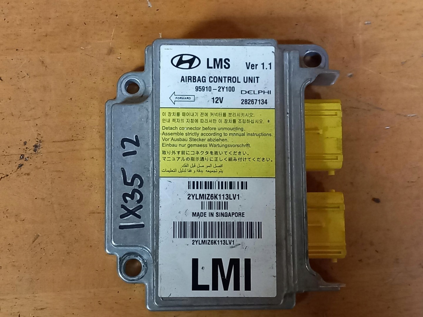 module control unit airbag HYUNDAI IX35 95910-2Y100 10-15