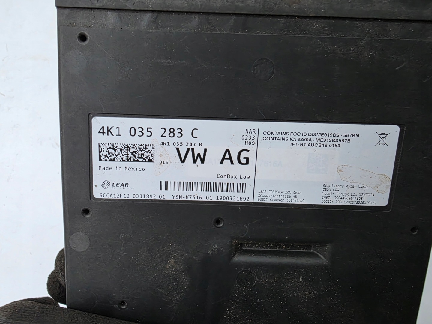 Centralina modulo SOS AUDI Q5 80A FY 4K1035283C