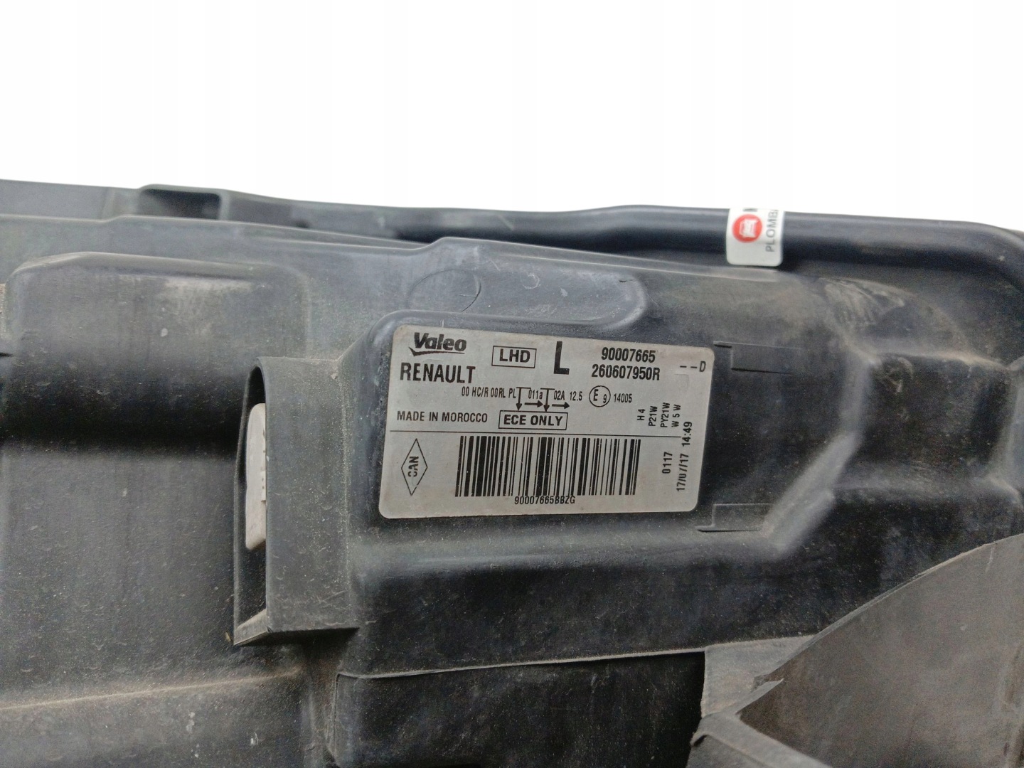 light REFLEKTOR left front DACIA LODGY LIFT (17-22) 260607950R EU