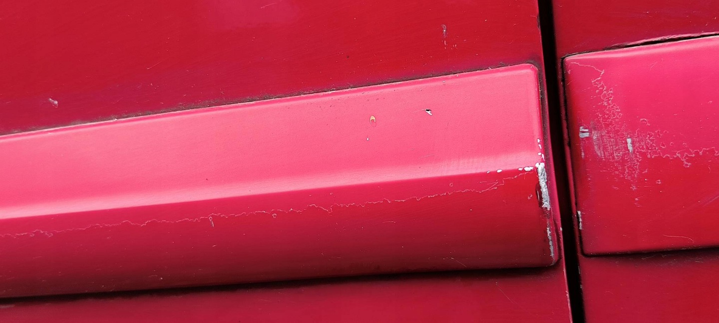door left front red ORYG KIA RIO and