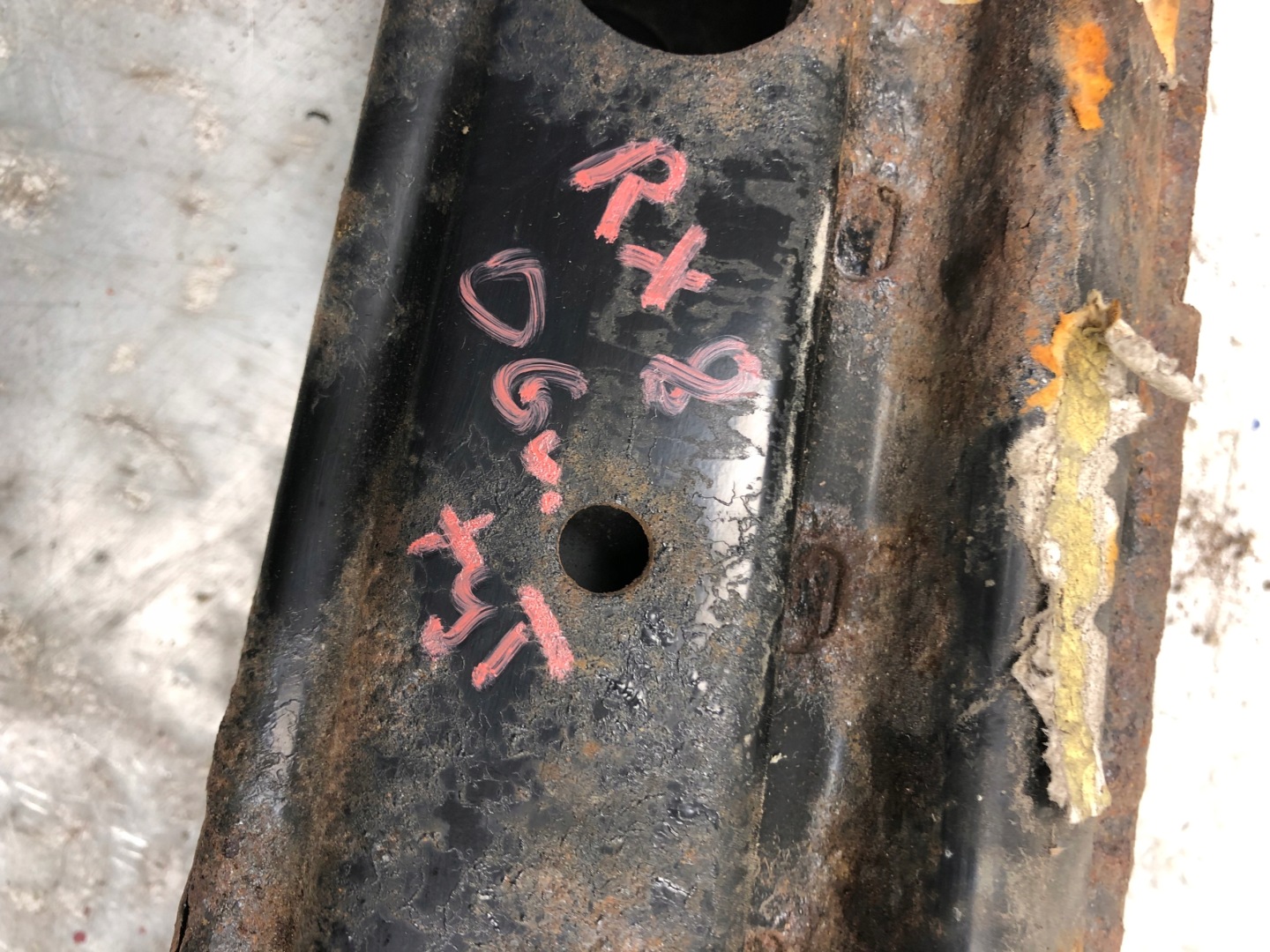 bumper support rear part MAZDA RX-8 RX8