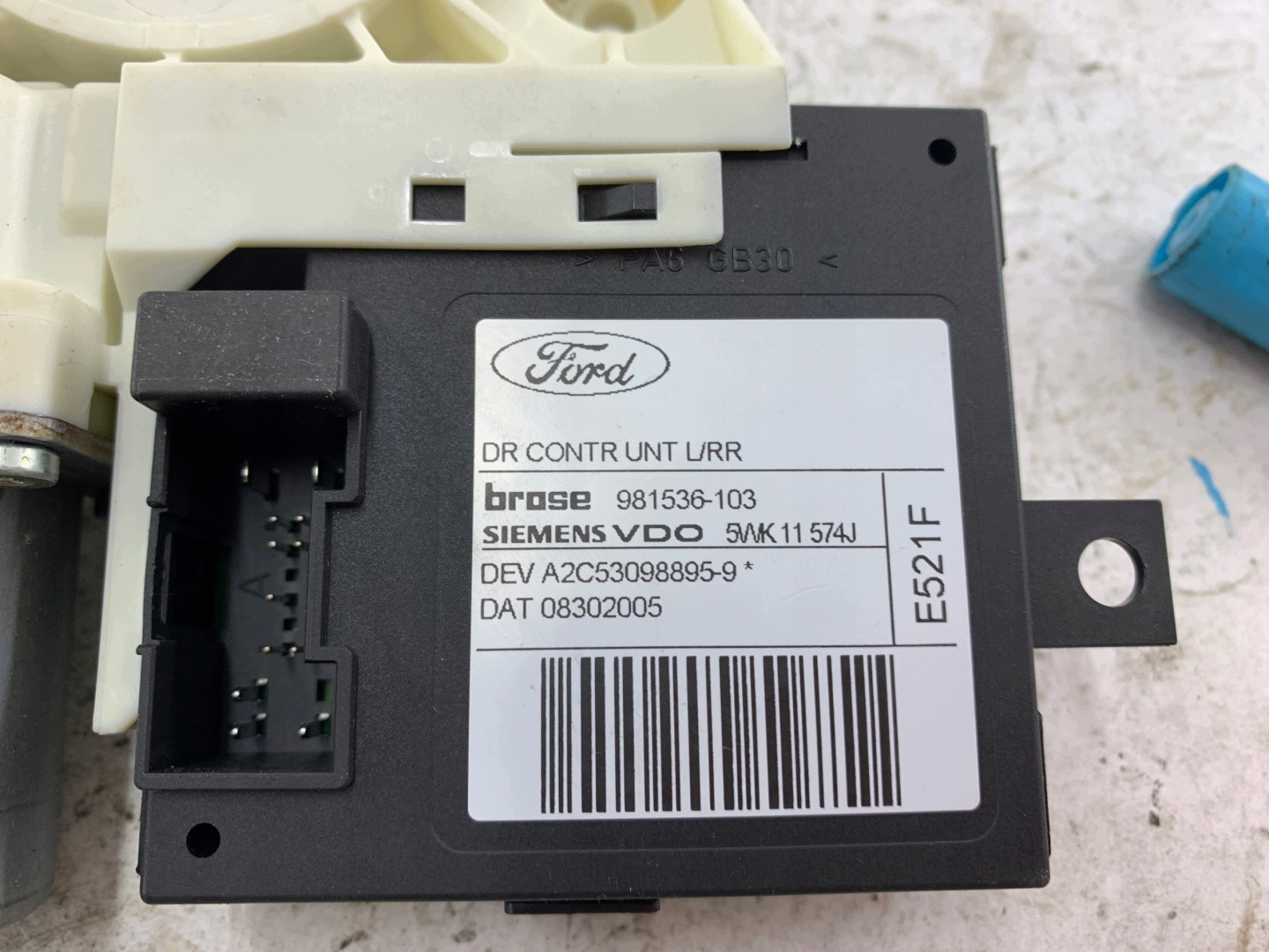 FORD FOCUS MK2 mini motor windows left rear part 981536-103