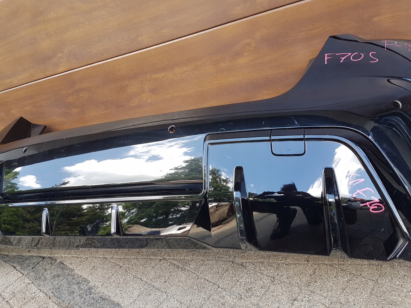 bumper rear BMW 1 F70 m-packet
