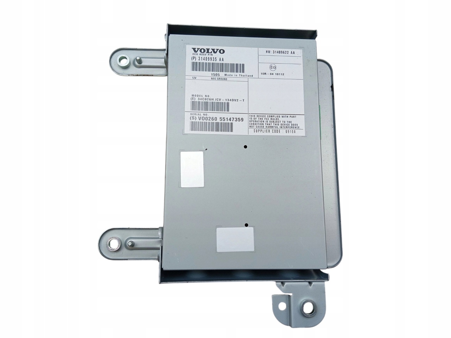 amplifier VOLVO V40 II (2012-2016) 31409935