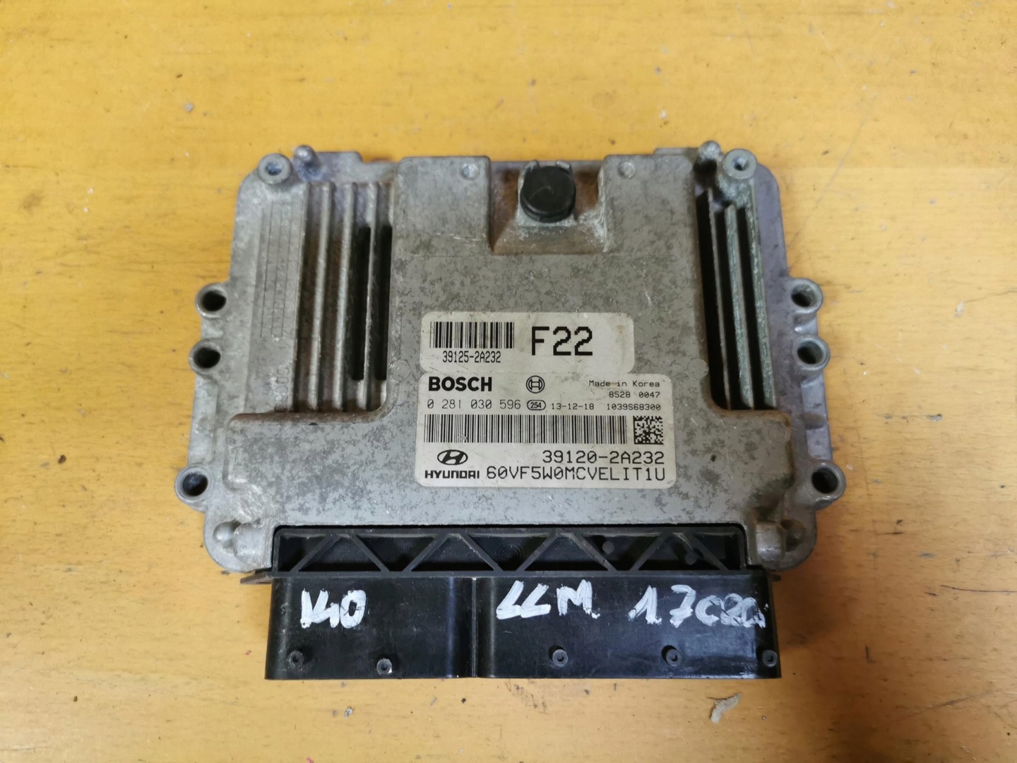 control unit computer of the engine HYUNDAI I40 1.7 CRDi 116KM 39120-2A232