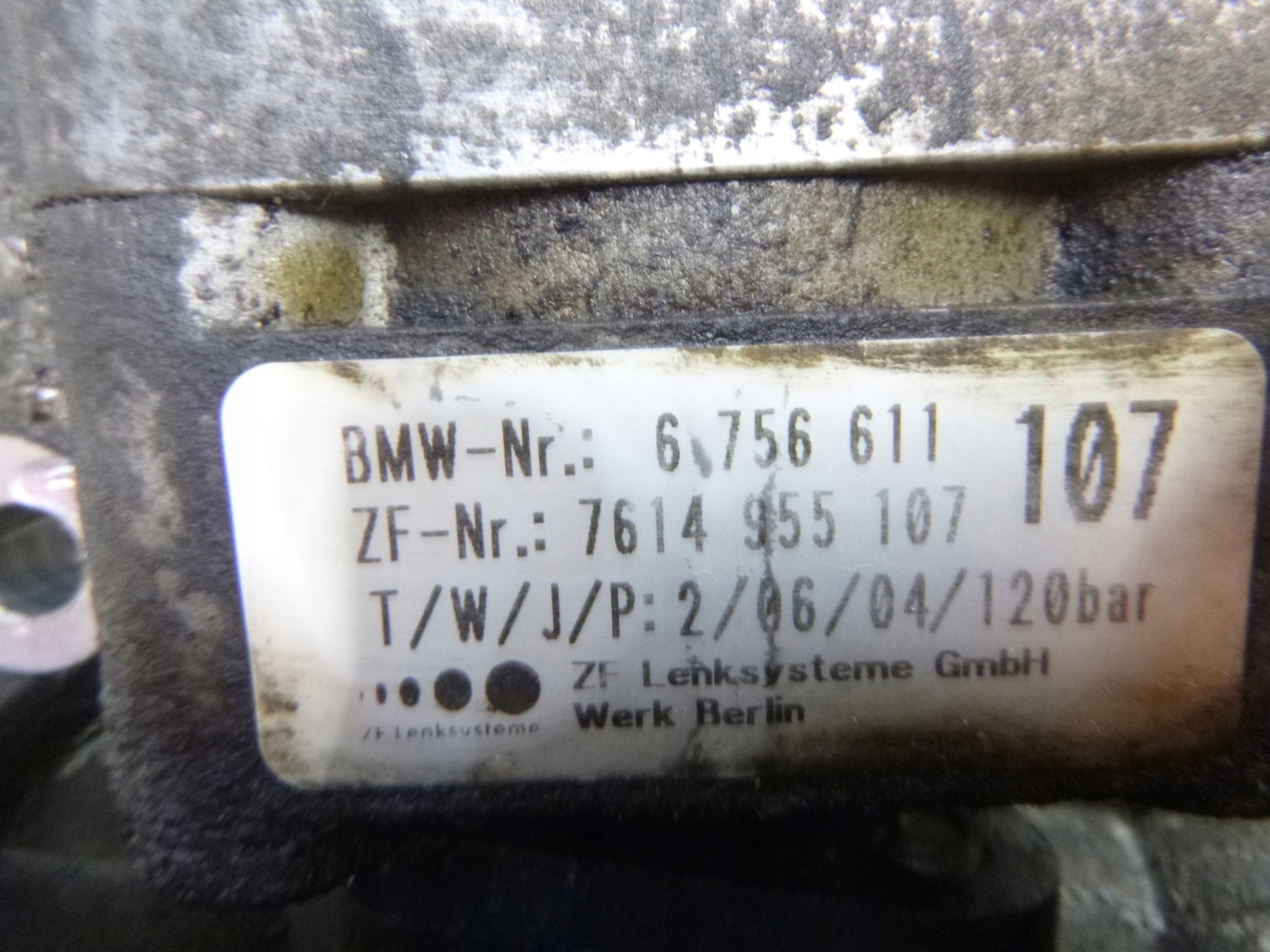 Pompa servosterzo BMW E46 1.8 2003r. 6756611