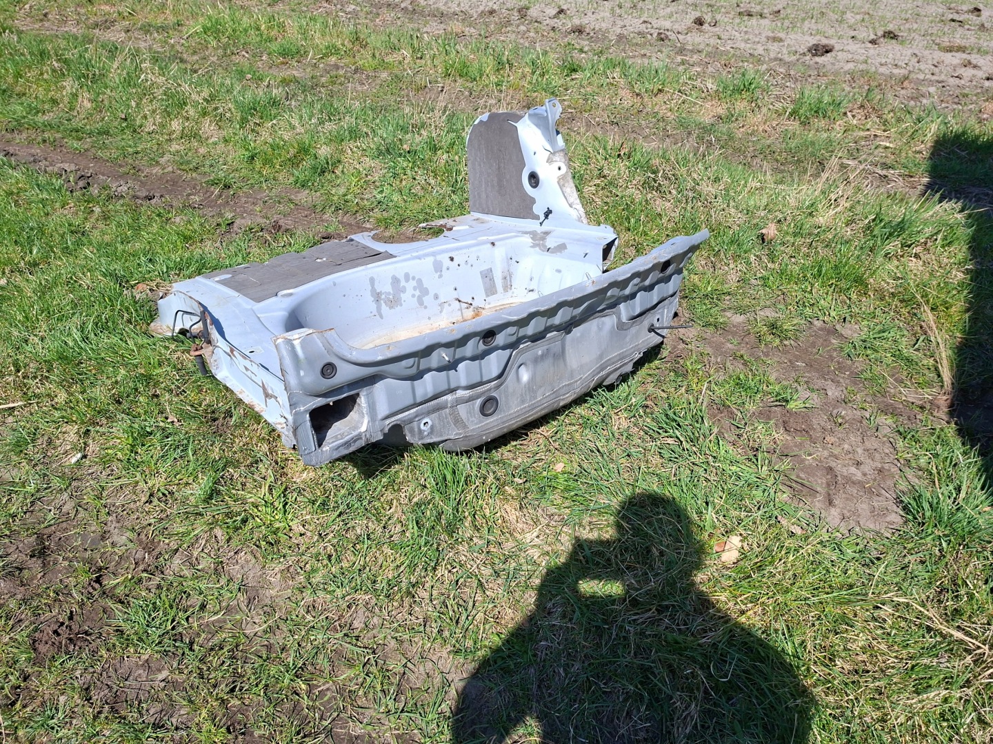 sump rear panel rear audi a6 c6 LY7W