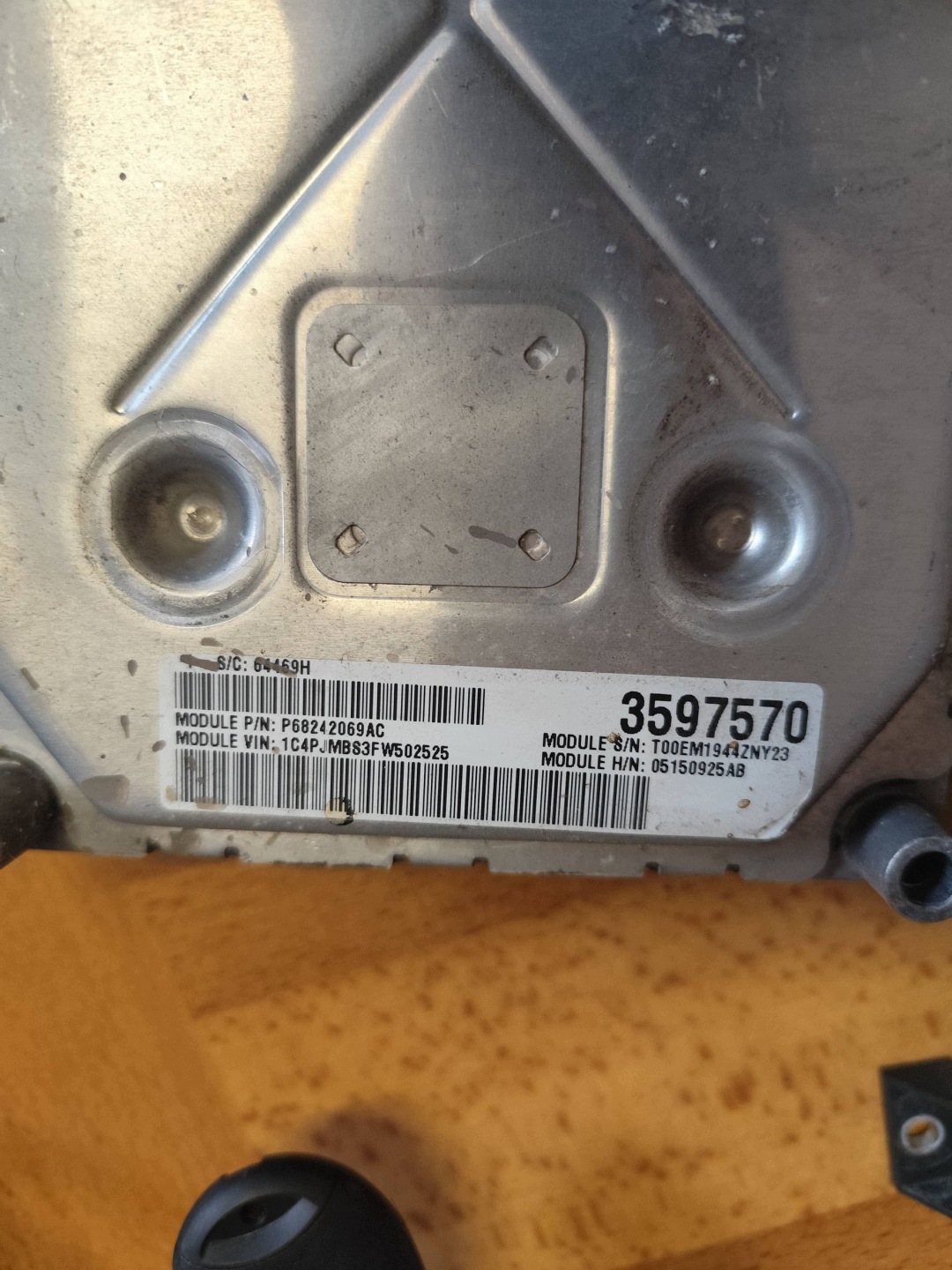 JEEP CHEROKEE KL 3.2 TRAILHAWK running board starter computer key P05150925AB