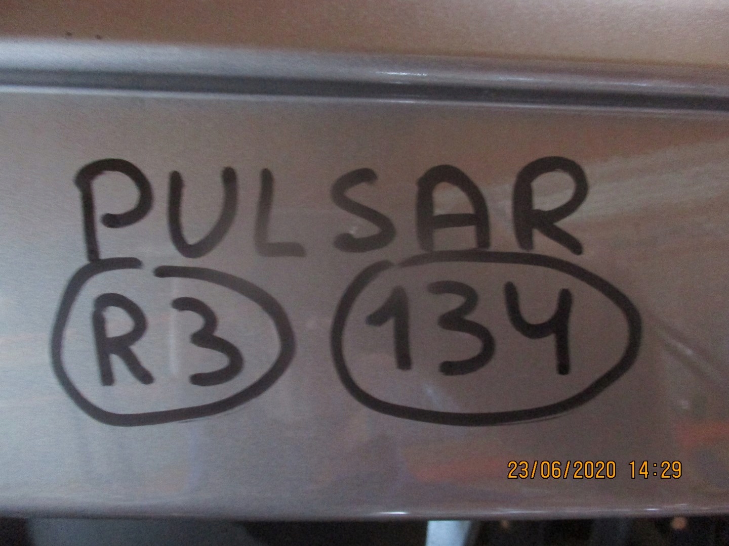 bumper Nissan PULSAR fog light front