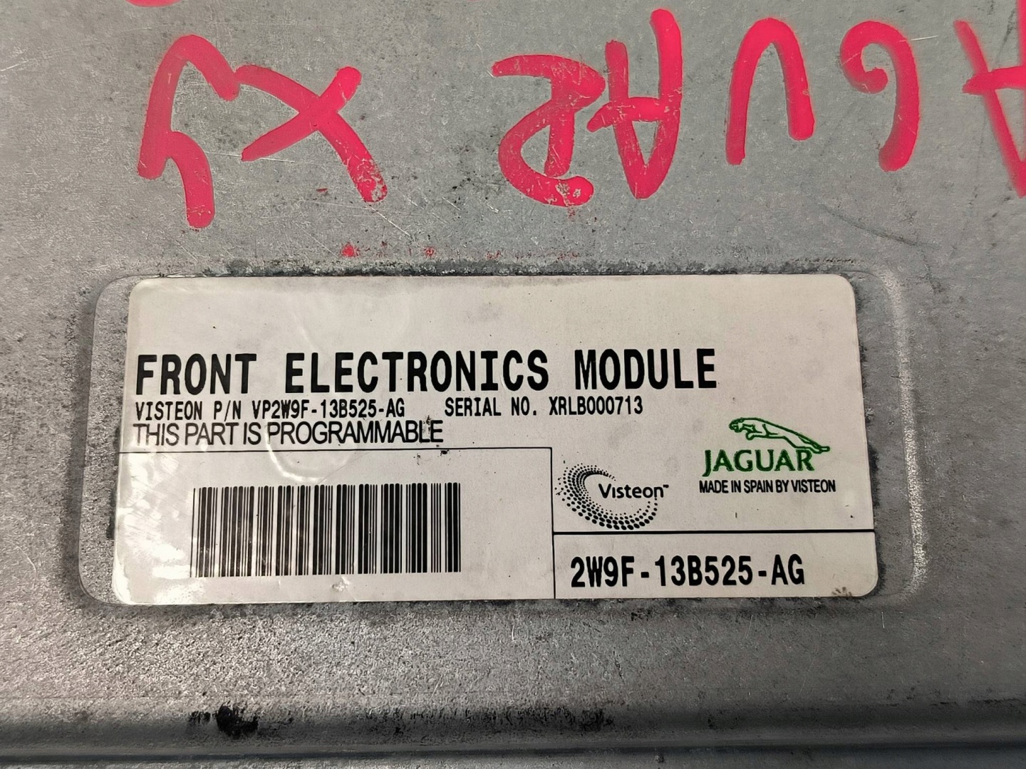 Unité commande confort 2W9F-13B525-AG JAGUAR XJ
