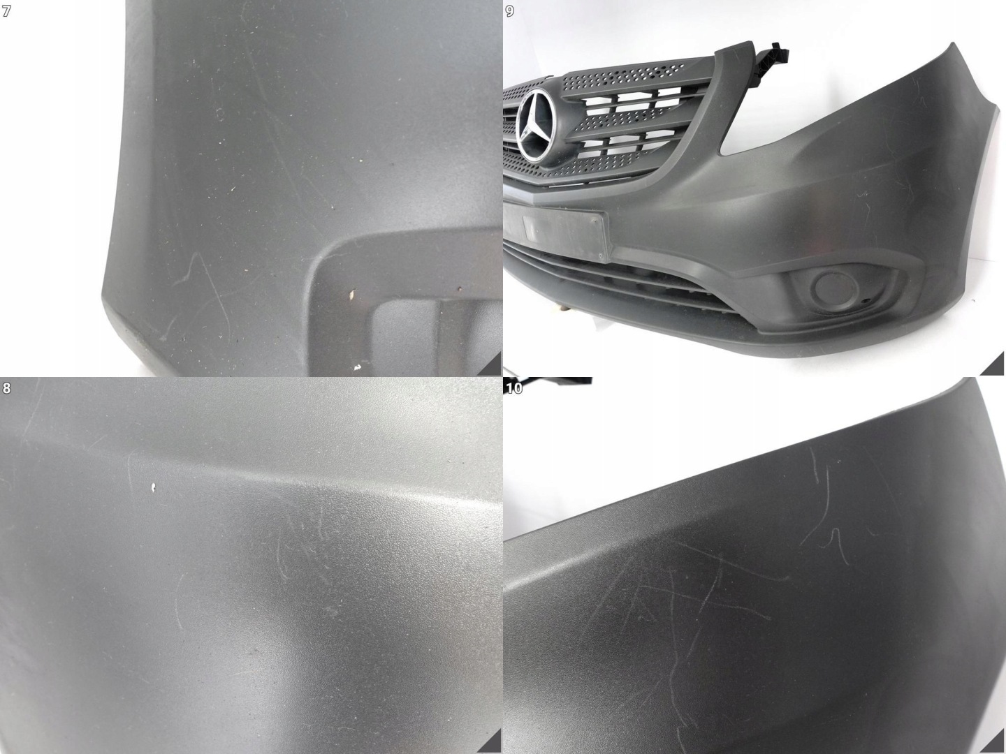 MERCEDES VITO VS20 W447 LIFT / MOPF 19- bumper + supports front (without PDC)