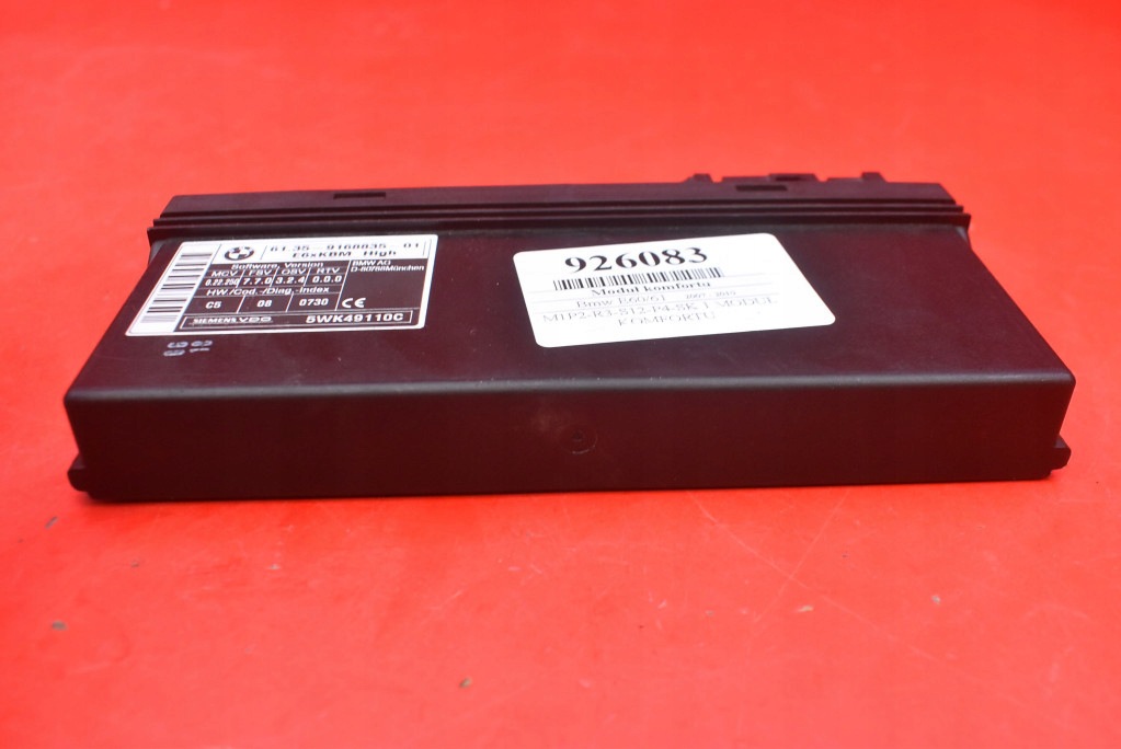Unité commande confort 9168835 BMW E60 E61 2.0 D 177 KM 07-10