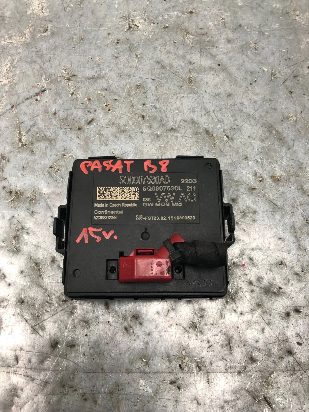 module GATEWAY VW PASSAT B8 5Q0907530AB