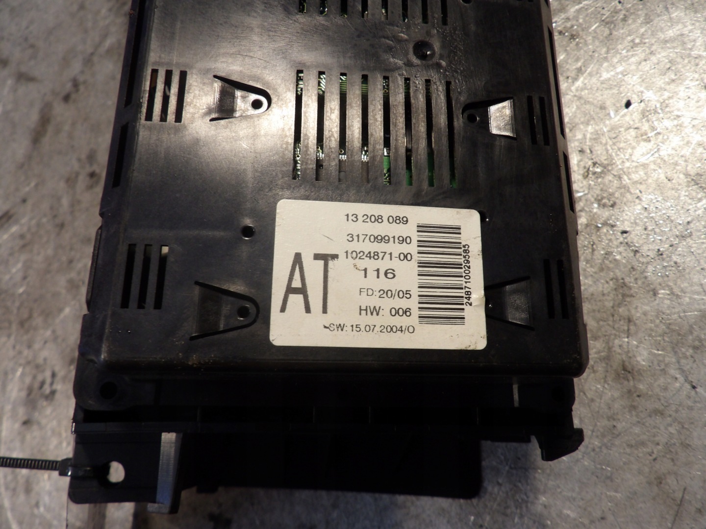 Opel Astra H display 13208089 317099190 1024871-00