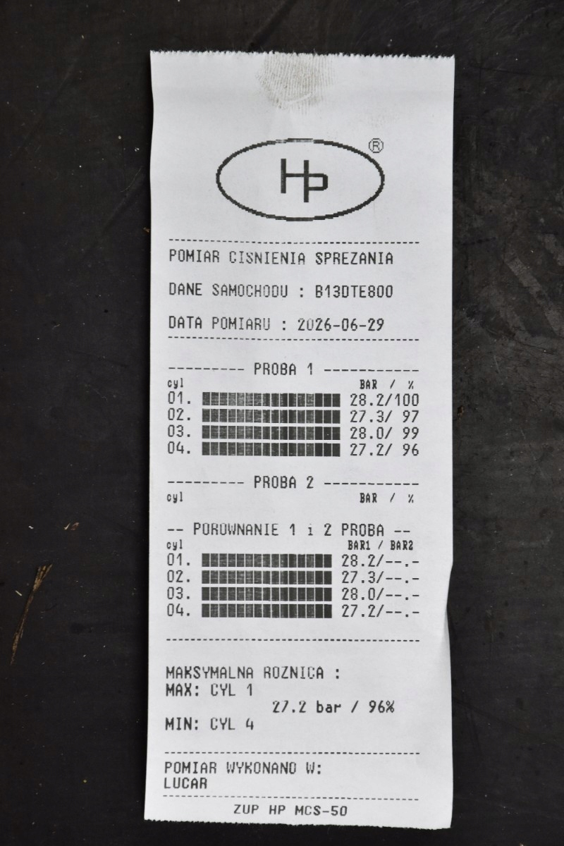 engine OPEL CORSA E MERIVA B 1.3 CDTI 95KM B13DTE euro 6 @ KOMPRESJA @