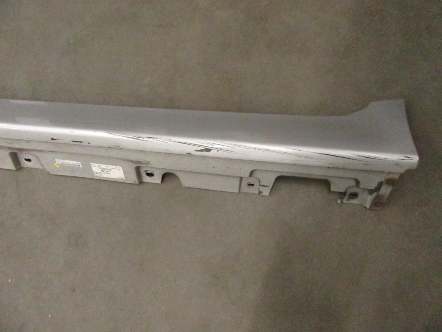 moulding cap threshold left BMW 5 F10 F11 TITANSILBER 354