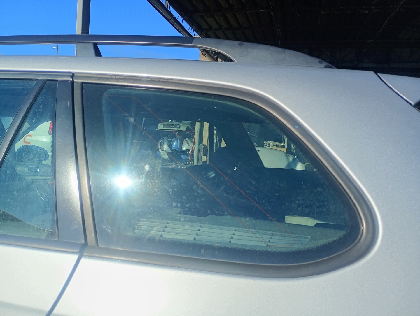 window side bodywork left rear rear part VW Golf V 5 07-09
