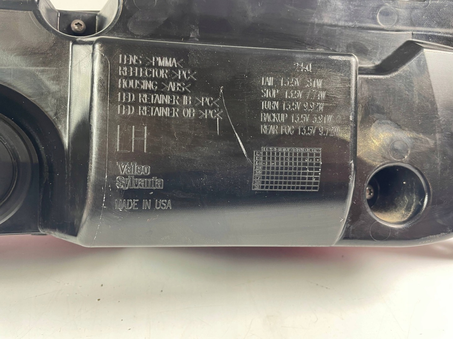 Chevrolet Corvette C7 light left rear rear part 2014-19