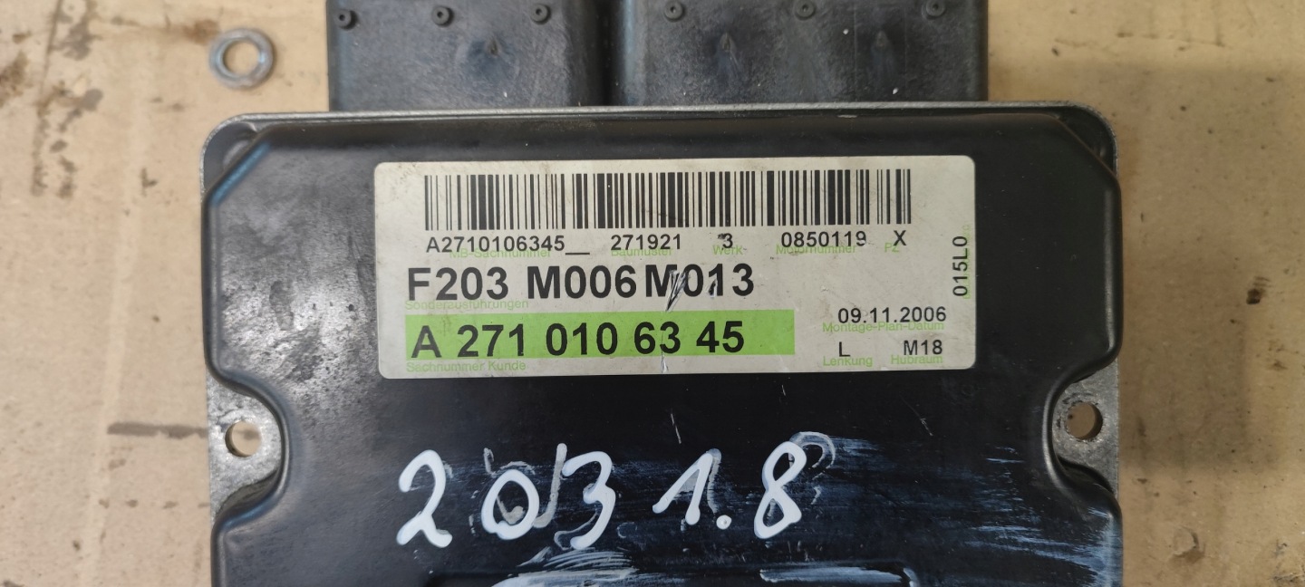 MERCEDES C KLASA W203 computer control unit of the engine 1.8 compressor;