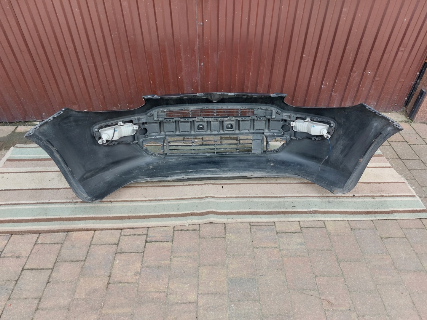 bumper front FIAT GRANDE PUNTO EVO black 10r