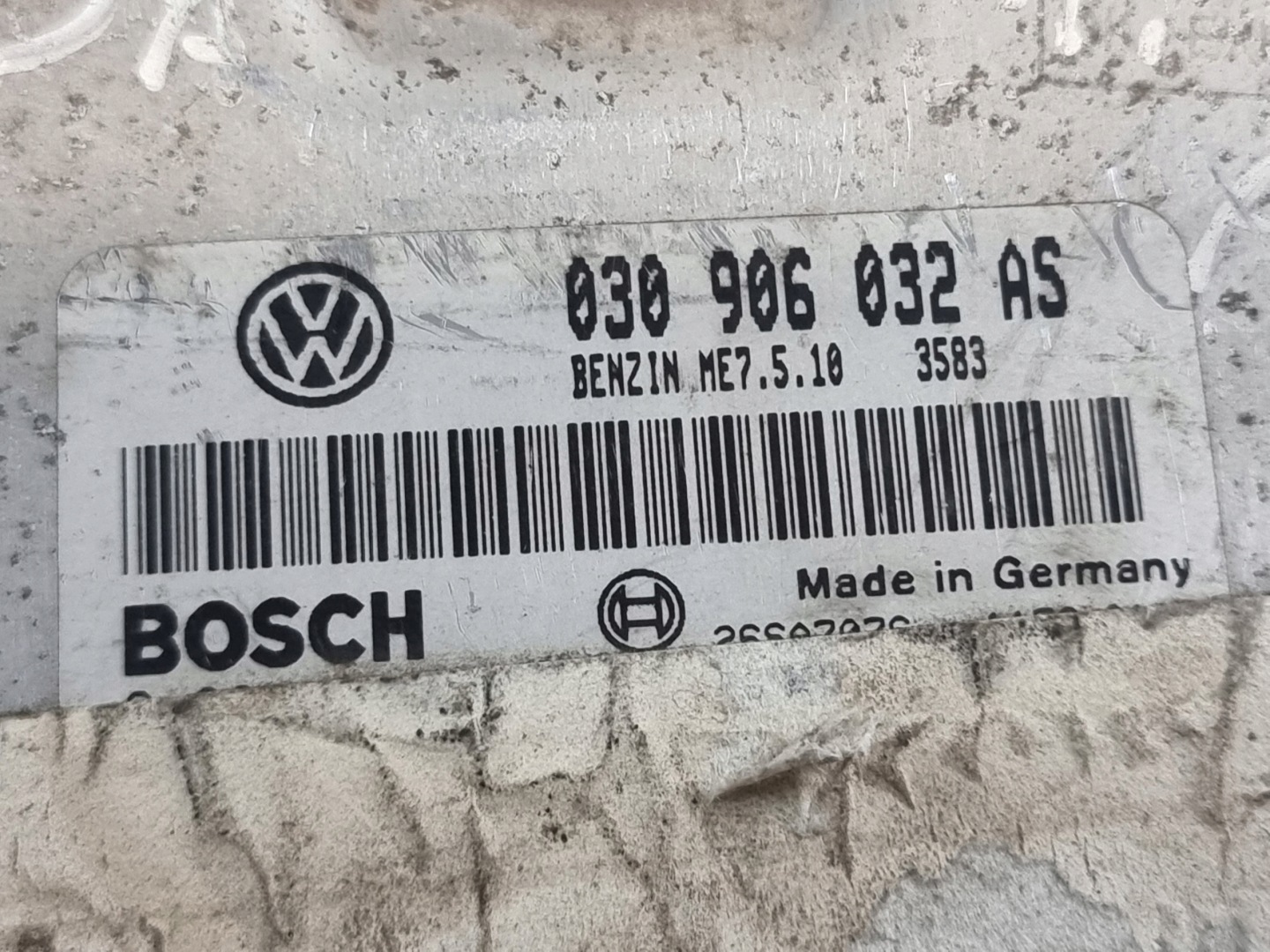 control unit computer of the engine OE 030906032AS SEAT AROSA 1.0B AUC 01r