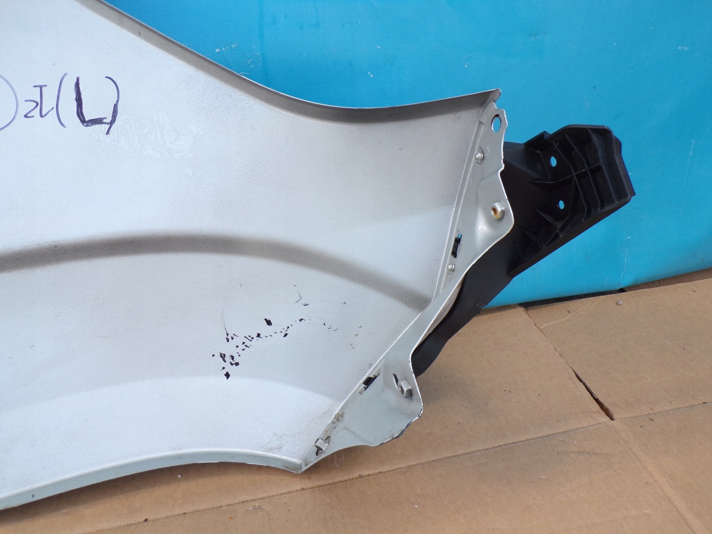 DUCATO BOXER JUMPER Lift 14- fender front front left SREBRNY