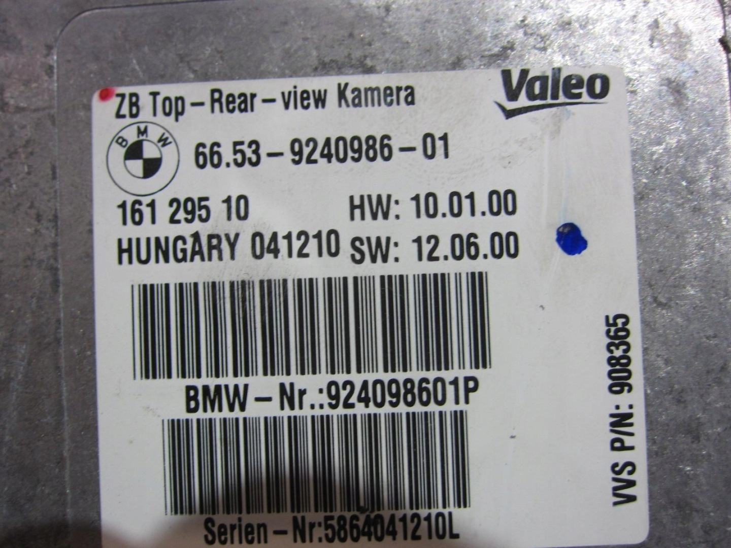 BMW X3 F25 F07 module control unit KAMERY 9240986